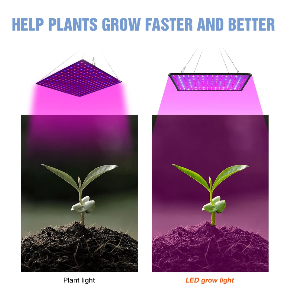 LED Plant Grow Light Full Spectrum Quantum Board Phytolamp Indoor Hydroponics Greenhouse Tent Grow Box Flower Cultivation Lamp