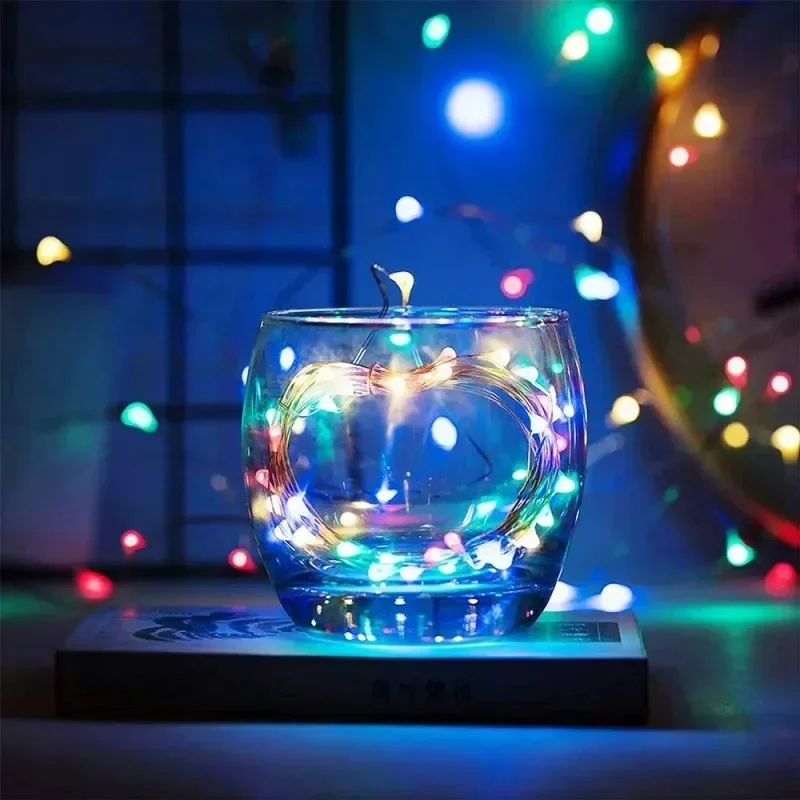 Copper Wire USB LED String Lights Garland Fairy String Light for Holiday Christmas Wedding Party Garden Patio Lights Decoration