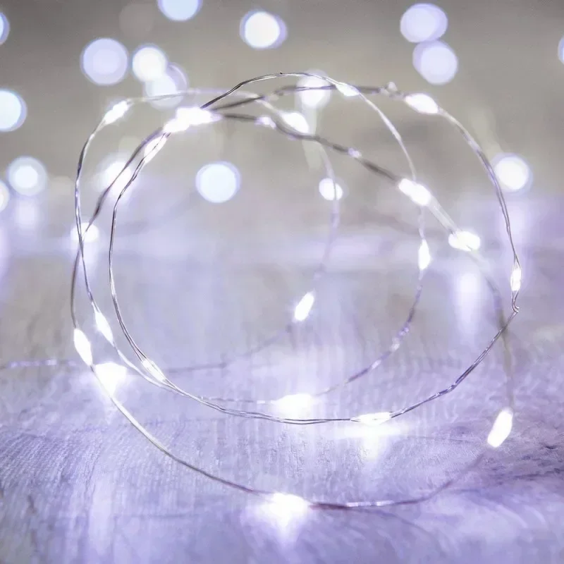 Copper Wire USB LED String Lights Garland Fairy String Light for Holiday Christmas Wedding Party Garden Patio Lights Decoration
