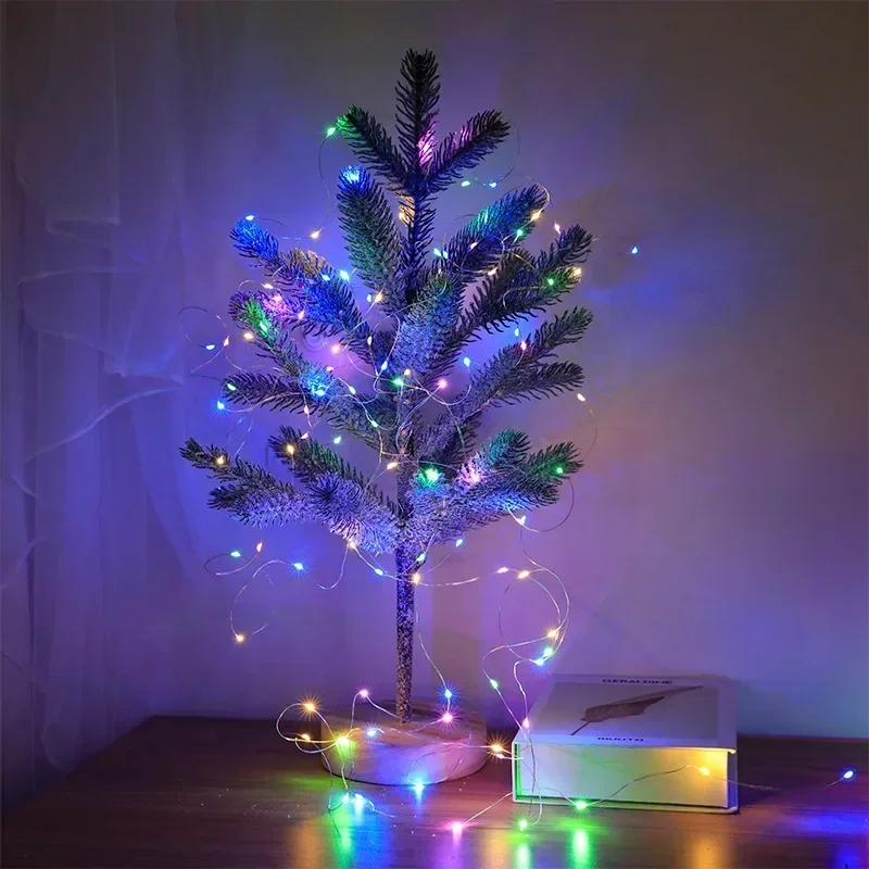 Copper Wire USB LED String Lights Garland Fairy String Light for Holiday Christmas Wedding Party Garden Patio Lights Decoration