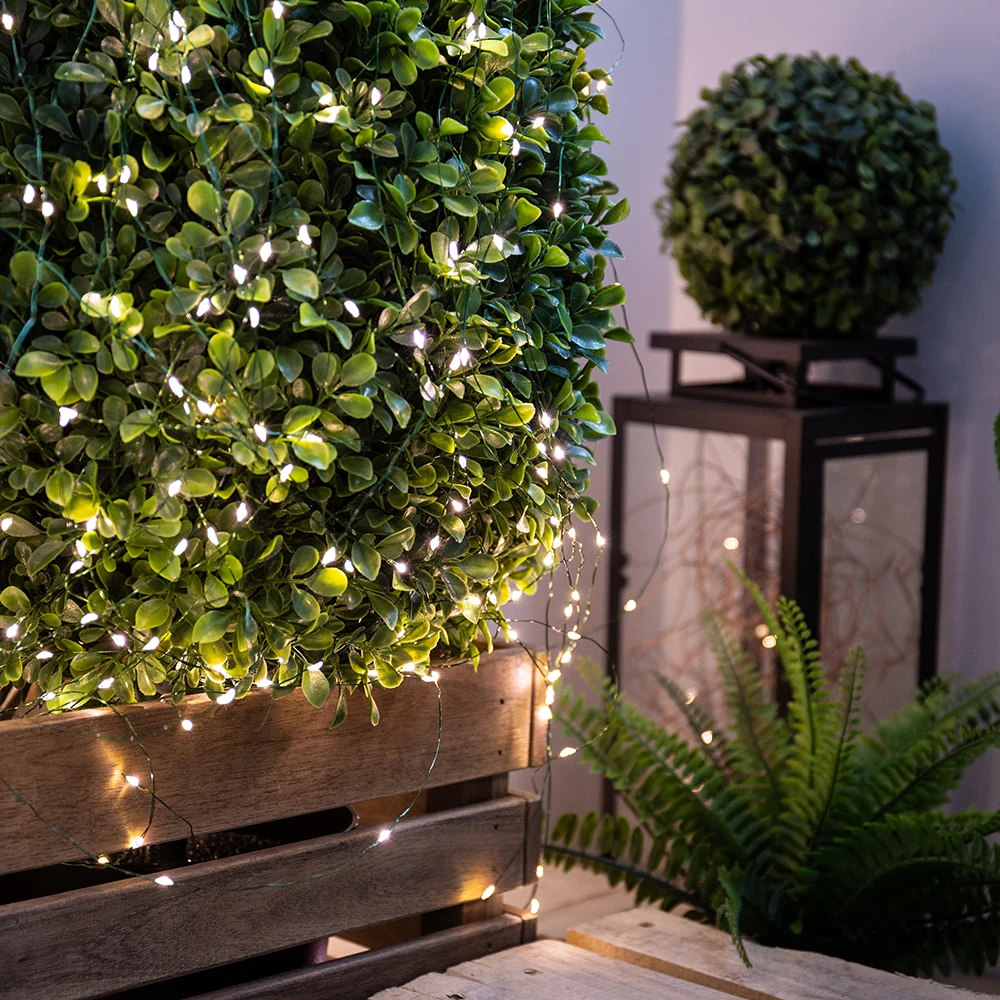 10-200m LED String Lights Waterproof Fairy Garland with Remote Outdoor Christmas Tree Street Garden Wedding Party Decor
