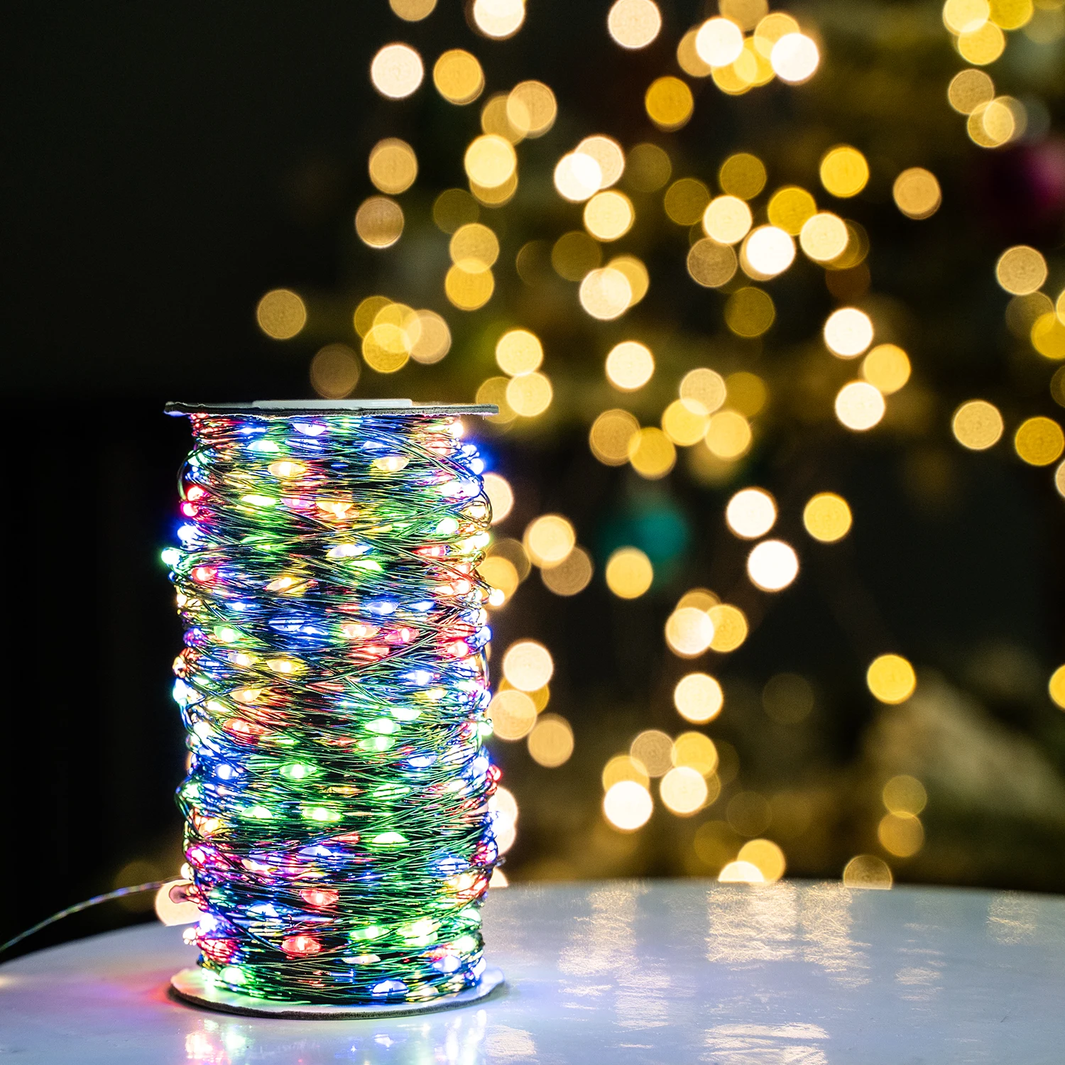 10-200m LED String Lights Waterproof Fairy Garland with Remote Outdoor Christmas Tree Street Garden Wedding Party Decor