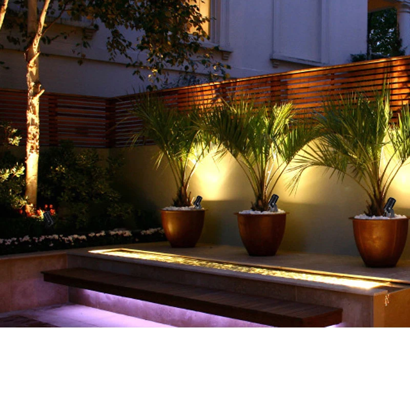 New 12V 110V 220V LED Flood Light 7W 10W 20W IP65 LED Spotlight Outdoor Lighting Waterproof Floodlight LED Landscape Lawn Lighti