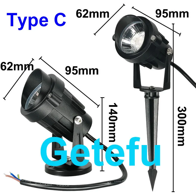 New 12V 110V 220V LED Flood Light 7W 10W 20W IP65 LED Spotlight Outdoor Lighting Waterproof Floodlight LED Landscape Lawn Lighti