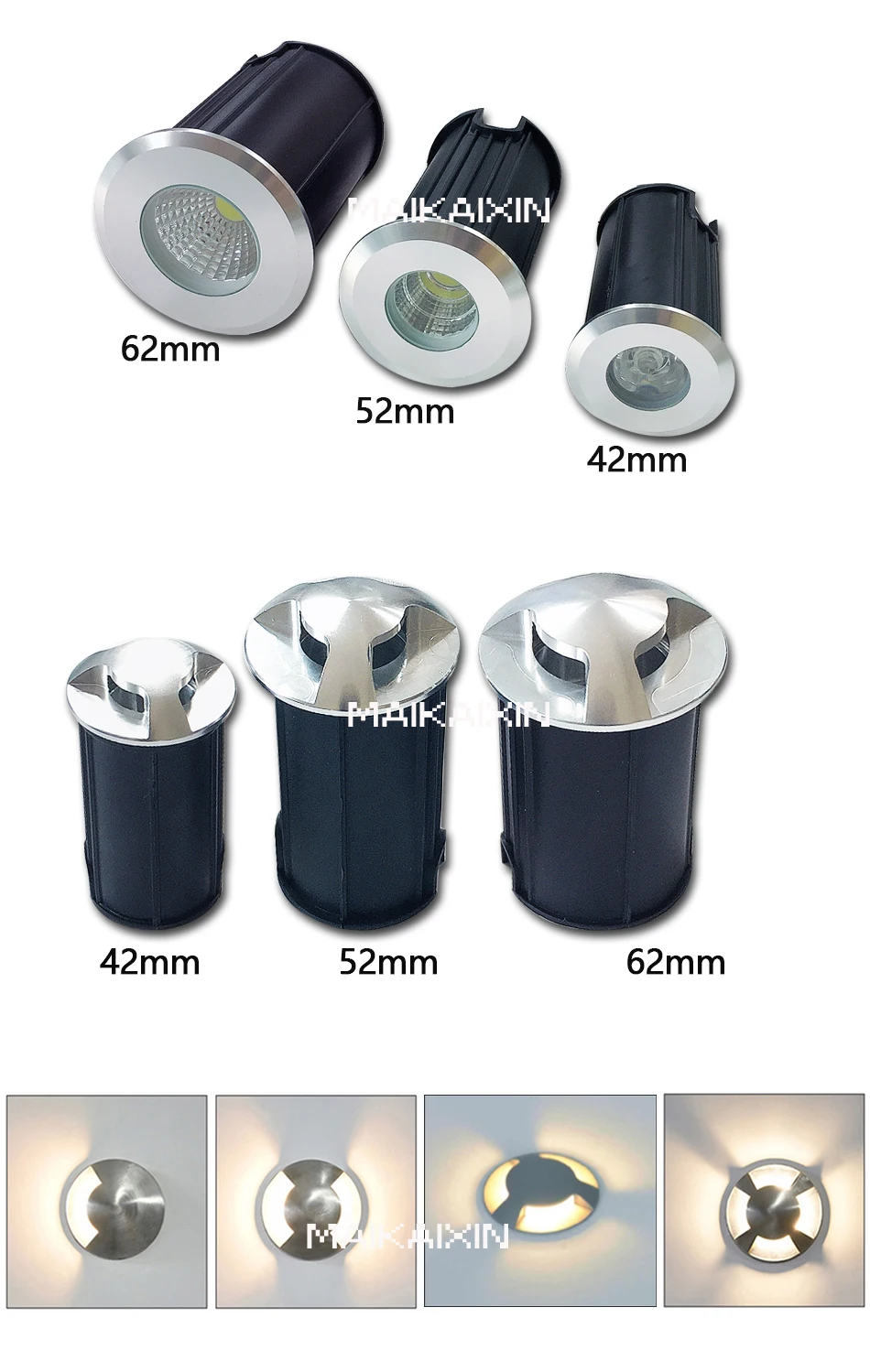 IP67 DC12/24V Outdoor Lighting 3W 5W Garden Yard Step Stairs Floor Deck LED Recessed Inground Lamps Underground Spotlight 220V