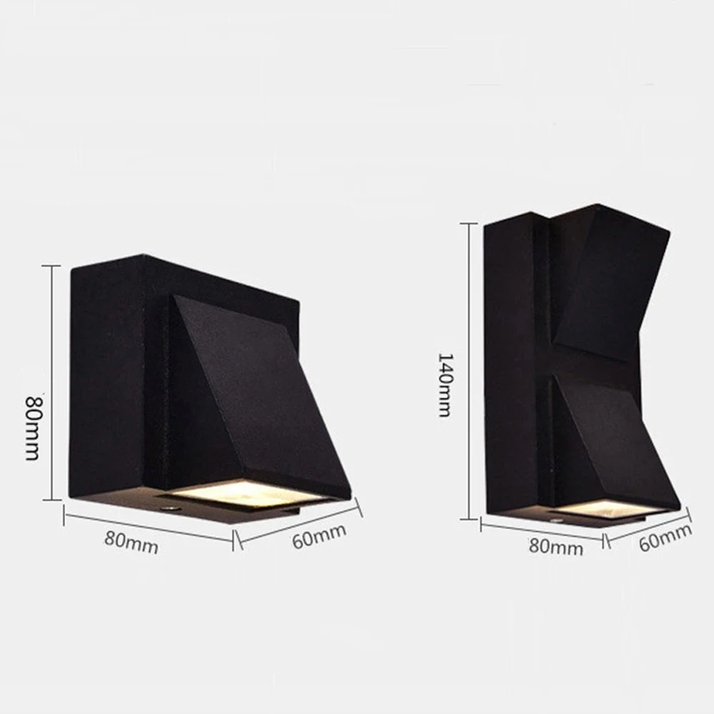 5W 10W LED Wall Lamp Waterproof IP65 Outdoor Wall Light Sconce Balcony Garden Decoration Lighting Lamp AC110V 220V