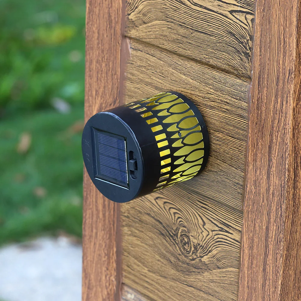 Solar Mandala Fence Wall Lights Garden Decoration Party Courtyard Decoration Solar Garden Light Garden Patio Walkway Decor