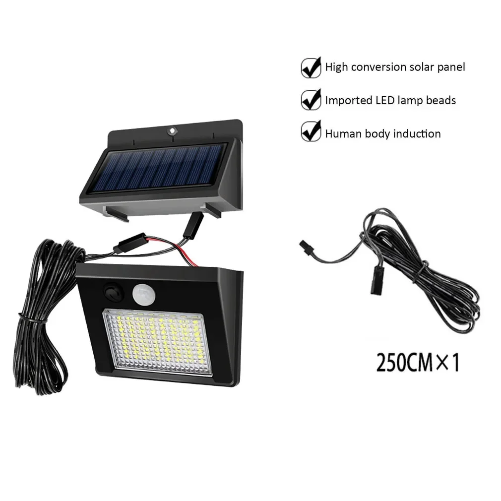 20/30/48LED Solar Lights Outdoor 3 Mode Waterproof Motion Sensor Security Lighting LED Wall Street Lamp for Garden Porch Light