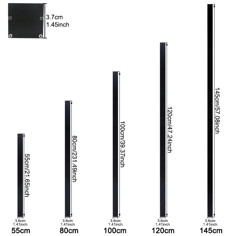 Nordic LED Lighting Wall Lamp IP65 Garden Aluminum Strip Wall Lamp Outdoor Waterproof Modern Strip 85-256v Outdoor Decoration