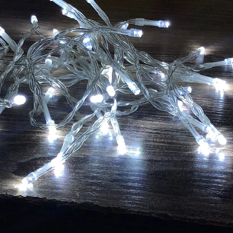160/80/40/20/10 AA Battery Operated LED String Lights for Xmas Garland Party Wedding Decoration Christmas Flasher Fairy
