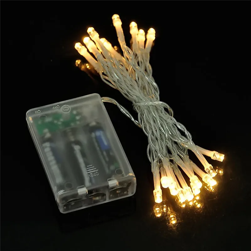 160/80/40/20/10 AA Battery Operated LED String Lights for Xmas Garland Party Wedding Decoration Christmas Flasher Fairy