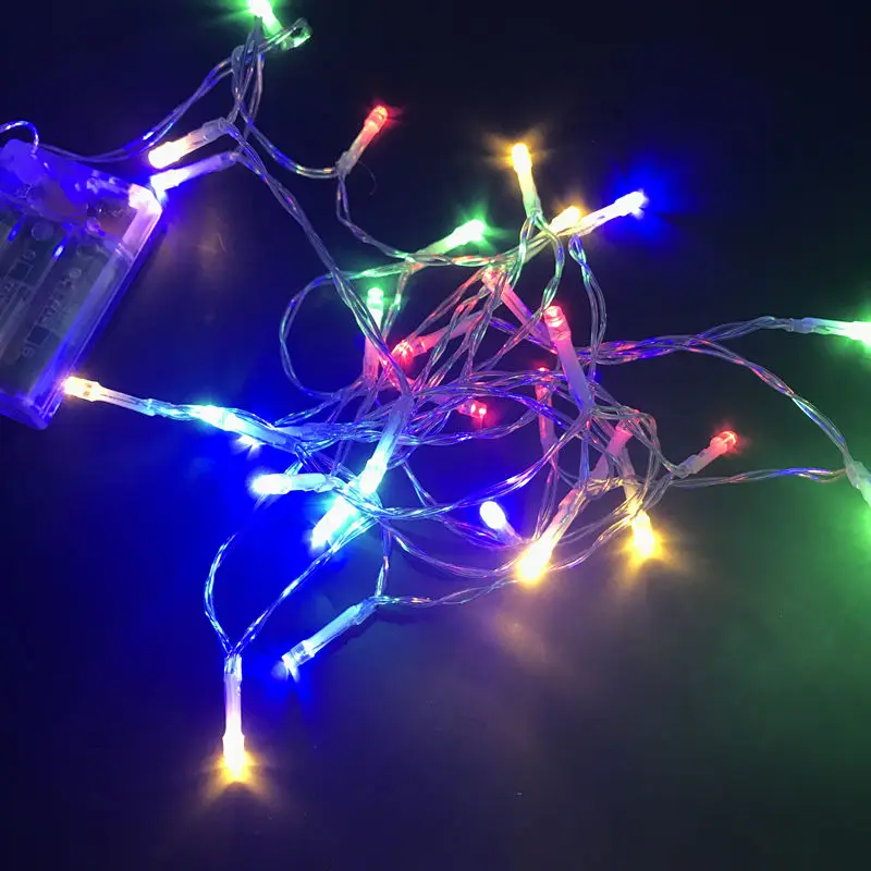 160/80/40/20/10 AA Battery Operated LED String Lights for Xmas Garland Party Wedding Decoration Christmas Flasher Fairy