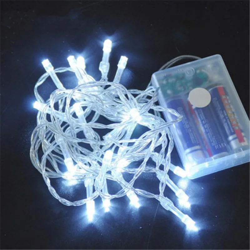 160/80/40/20/10 AA Battery Operated LED String Lights for Xmas Garland Party Wedding Decoration Christmas Flasher Fairy