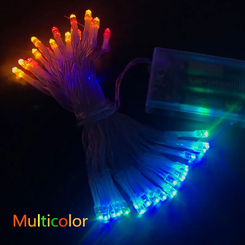 160/80/40/20/10 AA Battery Operated LED String Lights for Xmas Garland Party Wedding Decoration Christmas Flasher Fairy