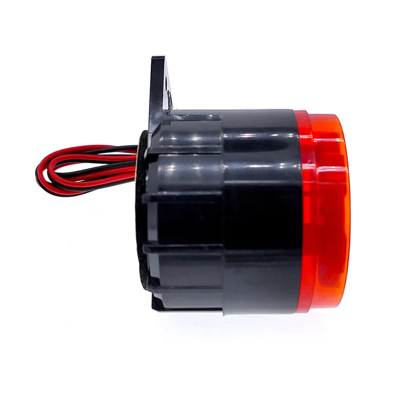 BJ-1K High Decibel Sound Alarm Buzzer Anti-Theft Explosion Electronic Horn with Light 12/24V 220V for Security Systems