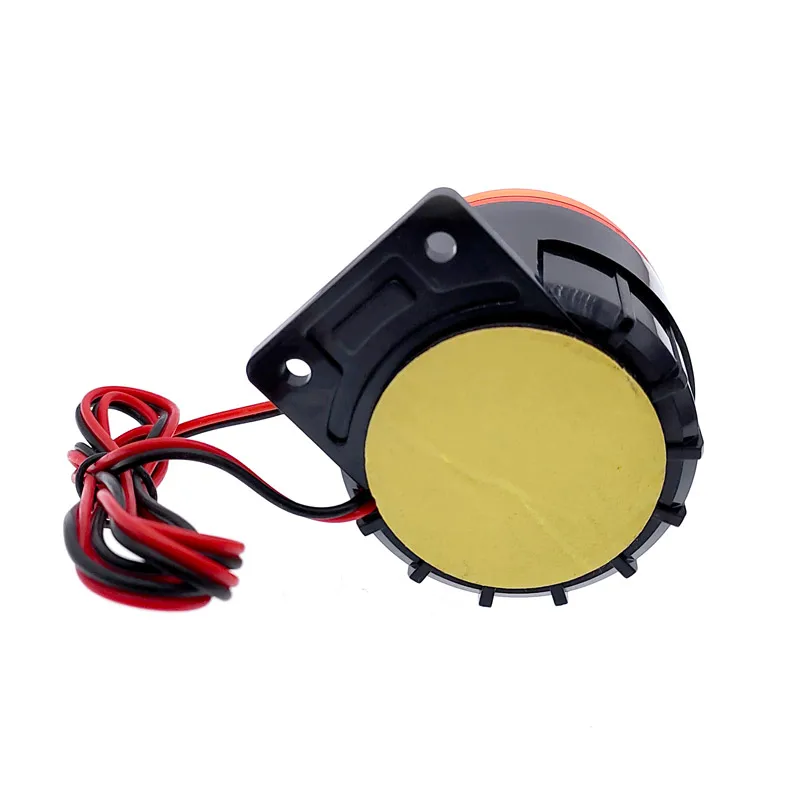 BJ-1K High Decibel Sound Alarm Buzzer Anti-Theft Explosion Electronic Horn with Light 12/24V 220V for Security Systems
