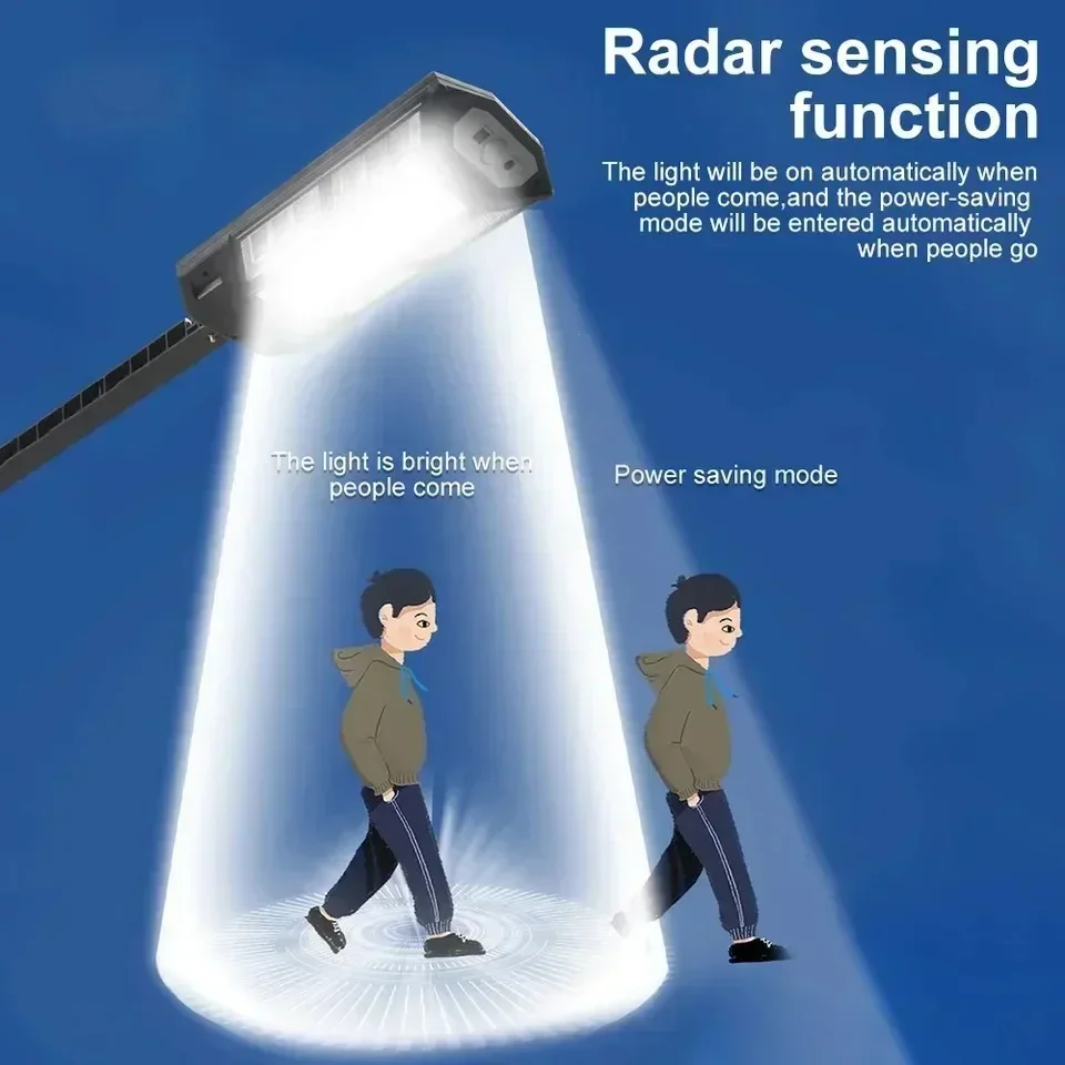Newest Solar Lamp Powerful Outdoor Solar Lights of Motion Sensor 3 Modes Waterproof IP65 Solar Garden Torch Street Yard Lantern