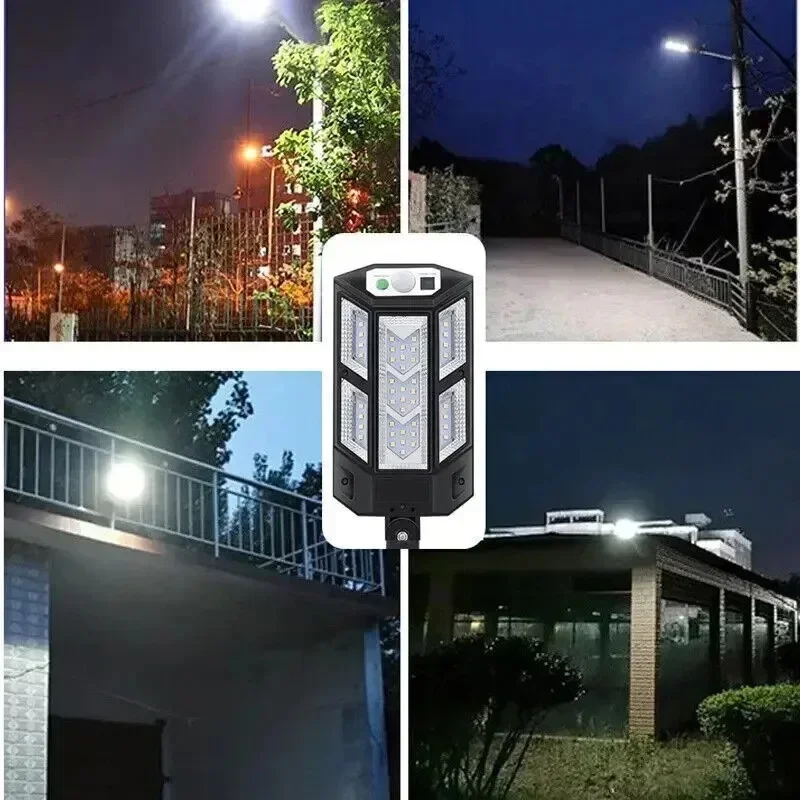Newest Solar Lamp Powerful Outdoor Solar Lights of Motion Sensor 3 Modes Waterproof IP65 Solar Garden Torch Street Yard Lantern