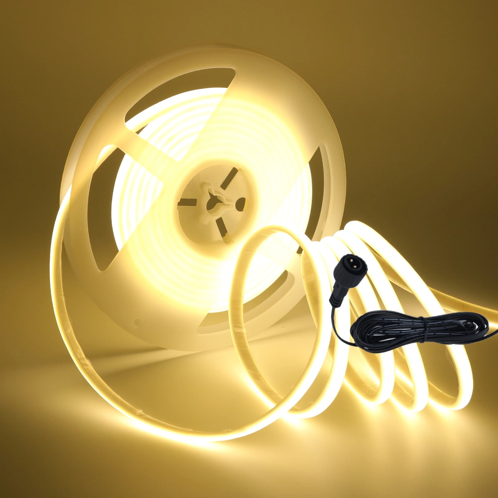 1.3W/2.8W/6W/13W Solar COB LED Strip Light With Remote Dimmable Adhesive Tape Waterproof 3000K 4000K 6000K Indoor Outdoor Decor
