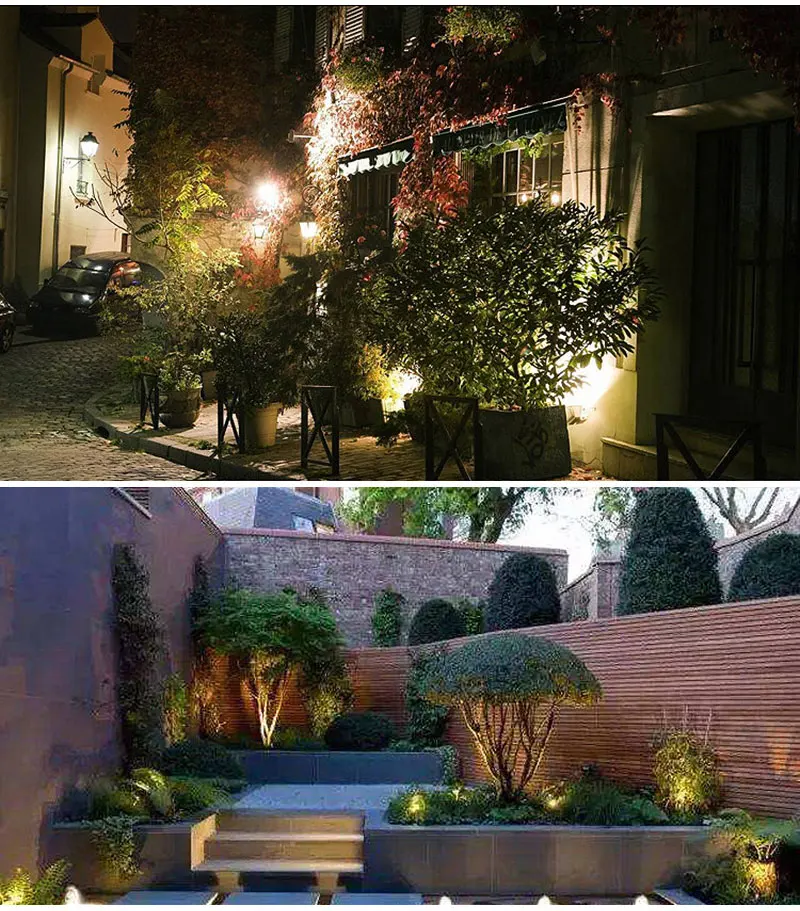 LED COB Garden Lighting 5W 7W 10W 15W Outdoor Spike Lawn Lamp Waterproof Lighting Garden Path Spotlights AC110V 220V DC12V 24V