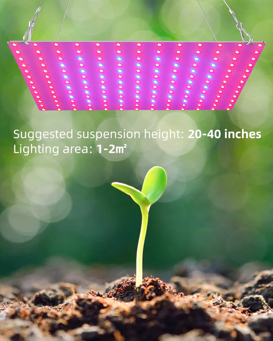 LED Plant Grow Light 81/169 Beads Full Spectrum Hydroponic Growing Lamp Plants Phyto Veg Flower Indoor Ultrathin Panel Phytolamp