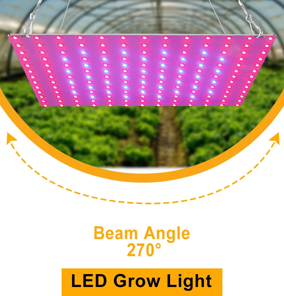 LED Plant Grow Light 81/169 Beads Full Spectrum Hydroponic Growing Lamp Plants Phyto Veg Flower Indoor Ultrathin Panel Phytolamp