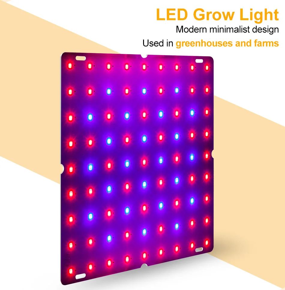 LED Plant Grow Light 81/169 Beads Full Spectrum Hydroponic Growing Lamp Plants Phyto Veg Flower Indoor Ultrathin Panel Phytolamp