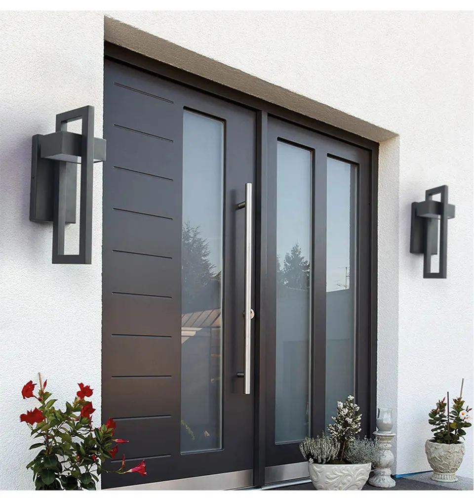 Waterproof Outdoor LED Wall Lighting Retro Vintage Black Color 10W for Garden Porch Sconce Street Light 96V220V Sconce Luminaire
