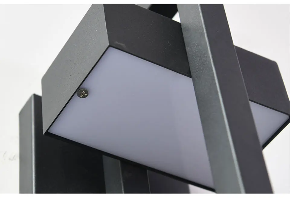 Waterproof Outdoor LED Wall Lighting Retro Vintage Black Color 10W for Garden Porch Sconce Street Light 96V220V Sconce Luminaire