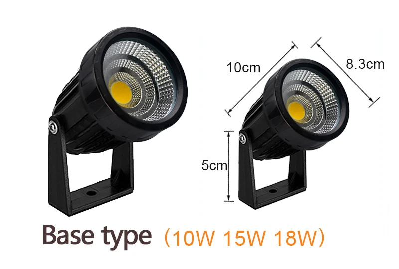 4Pcs LED Garden Lighting 5W 10W Outdoor Spike Lawn Lamp Waterproof Terrace Garden Decoration Path Spotlights AC220V 110V DC12V
