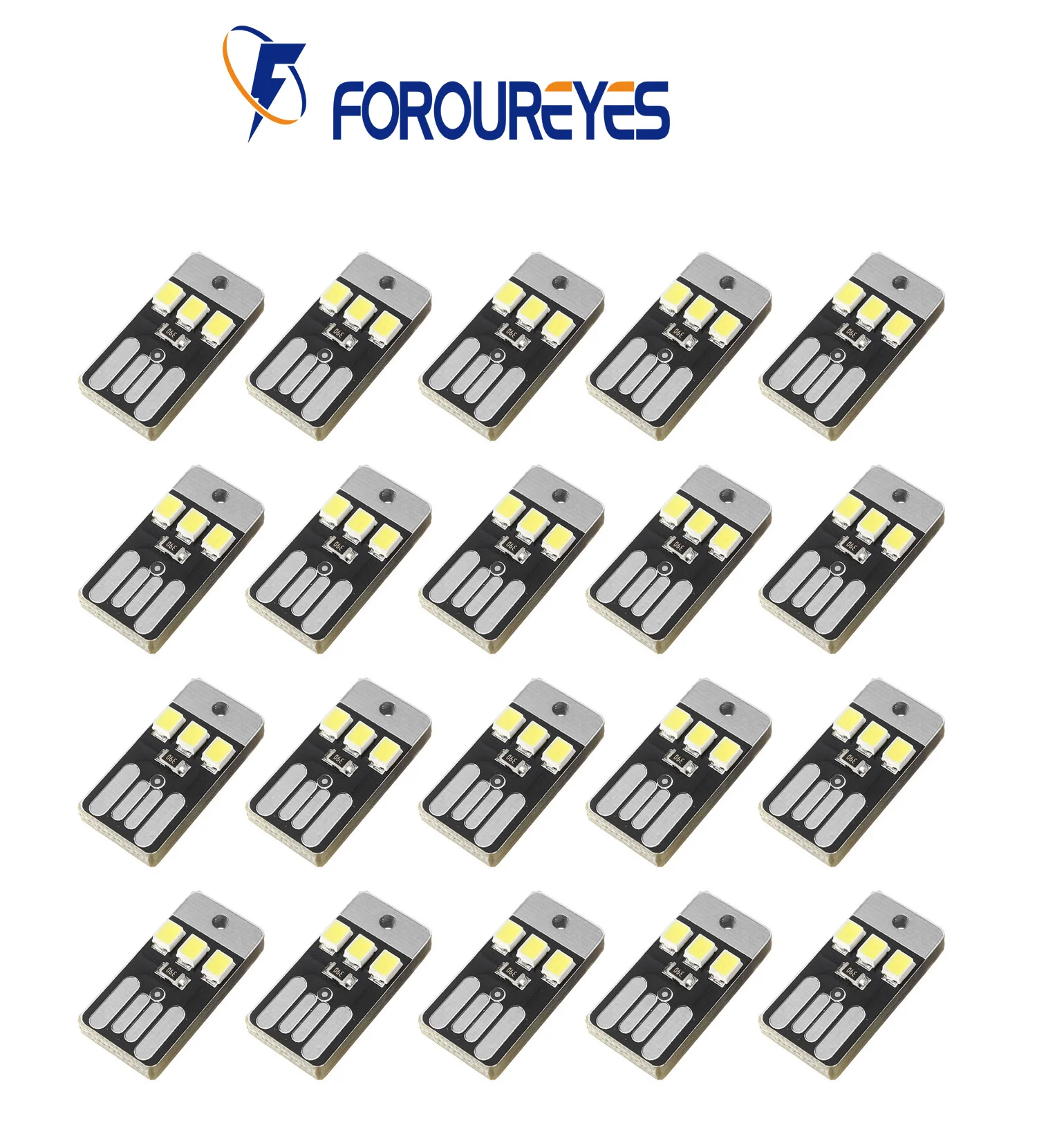 20pack Book Light Mini Night Lighting 2835SMD Book Lamp Bulb 5V 0.2W Led Usb Light for Power Bank Computer Laptop