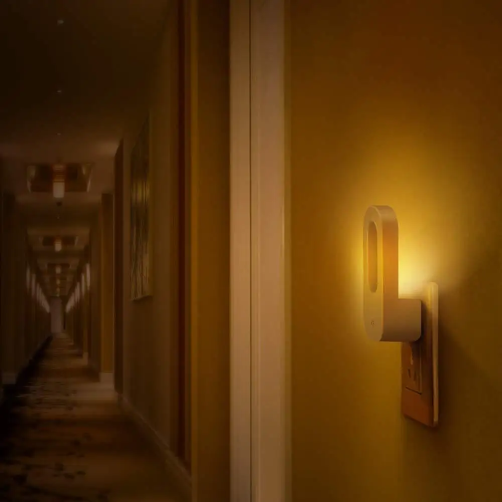 EU/US Plug Wall Night Light Socket With Twilight Sensor 1/2 Pcs Warm White Lamp Energy Saving For Kids Room Bedroom