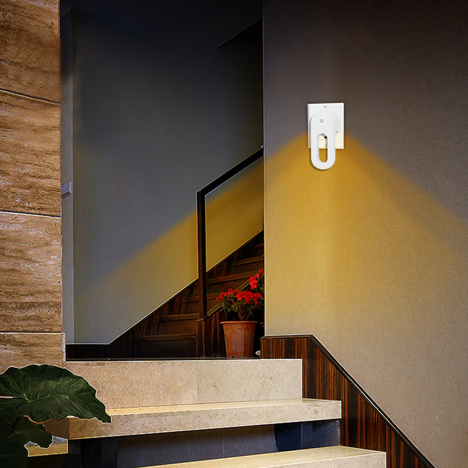 EU/US Plug Wall Night Light Socket With Twilight Sensor 1/2 Pcs Warm White Lamp Energy Saving For Kids Room Bedroom