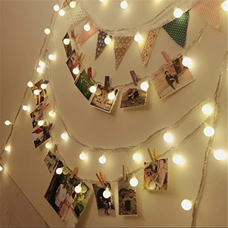 10M Small Ball Fairy Lights Globe String Lights USB/Battery Operated for Garden Christmas Bedroom Wedding Camping Tent Decor