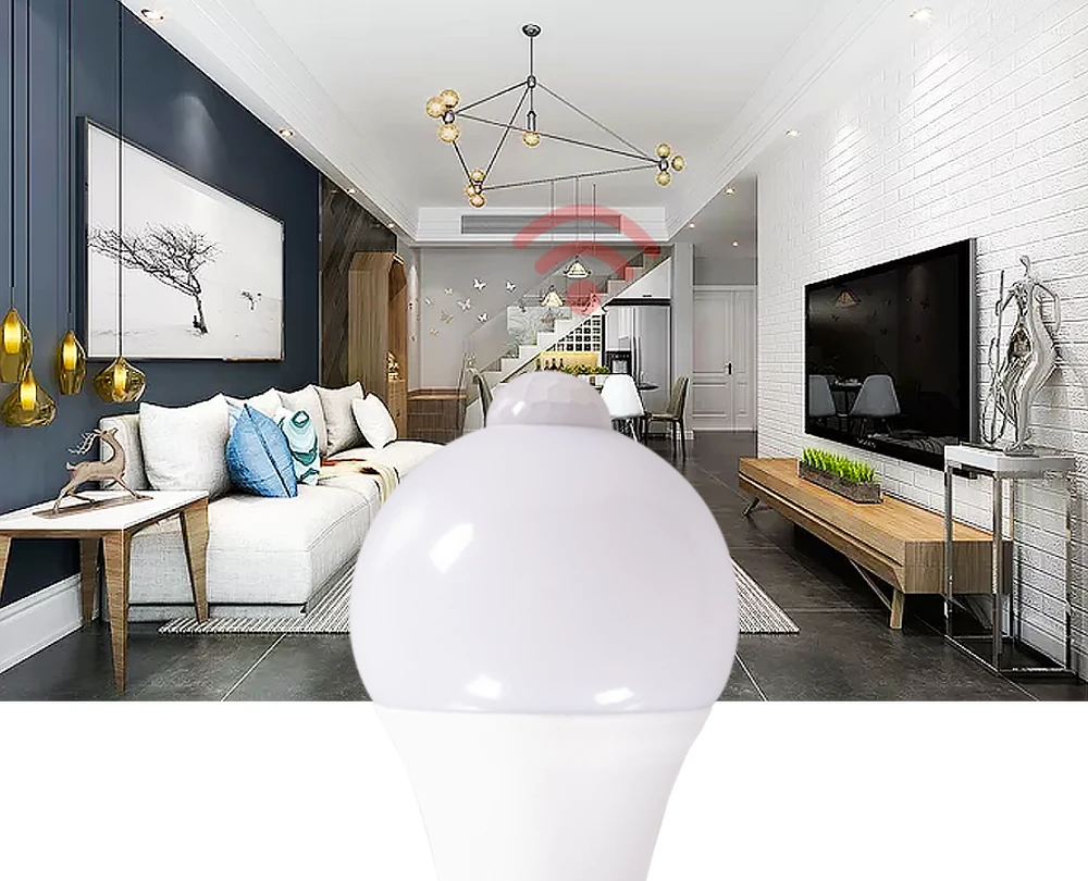 MunLii 220V E27 PIR Motion Sensor Lamp 12W 15W 18W LED Bulb with Motion Sensor Infrared Radiation Motion Detector Night Light