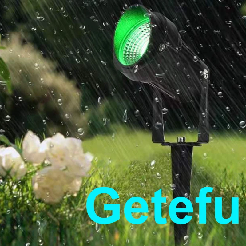 LED COB Outdoor Garden Light LED Lawn Lamp Spike 18W 15W 10W 7W Waterproof Bulb AC220V 110V 12V Landscape IP65 Path Spotlight