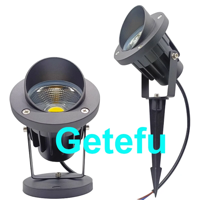 LED COB Outdoor Garden Light LED Lawn Lamp Spike 18W 15W 10W 7W Waterproof Bulb AC220V 110V 12V Landscape IP65 Path Spotlight