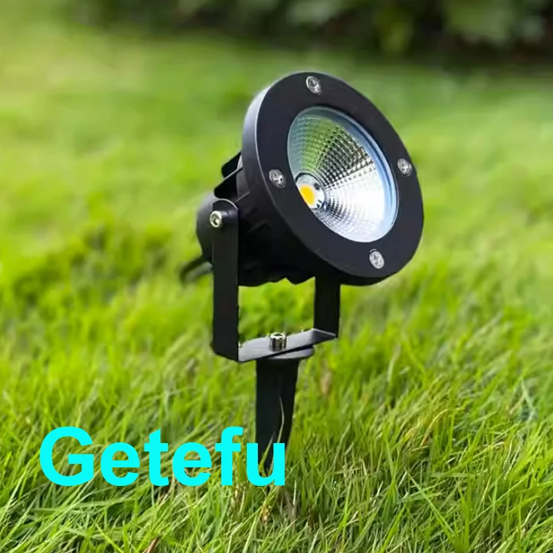 LED COB Outdoor Garden Light LED Lawn Lamp Spike 18W 15W 10W 7W Waterproof Bulb AC220V 110V 12V Landscape IP65 Path Spotlight