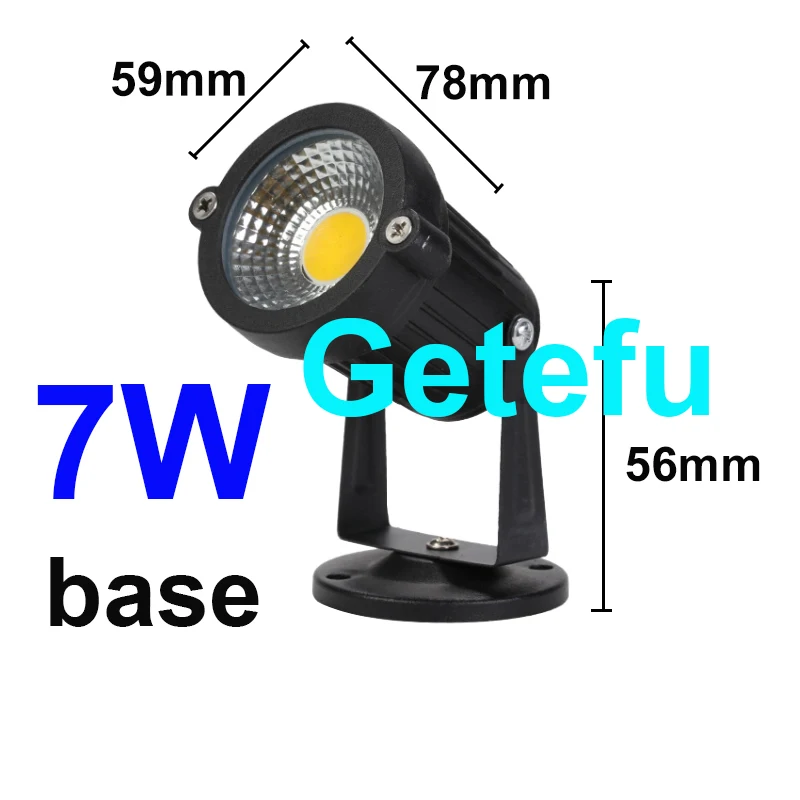 LED COB Outdoor Garden Light LED Lawn Lamp Spike 18W 15W 10W 7W Waterproof Bulb AC220V 110V 12V Landscape IP65 Path Spotlight