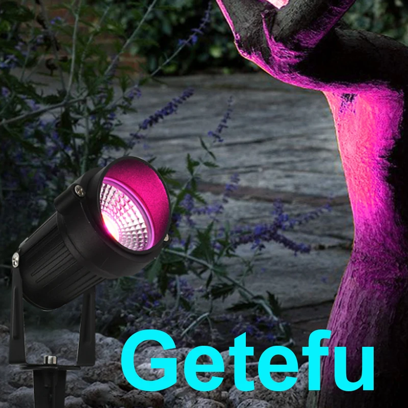 LED COB Outdoor Garden Light LED Lawn Lamp Spike 18W 15W 10W 7W Waterproof Bulb AC220V 110V 12V Landscape IP65 Path Spotlight