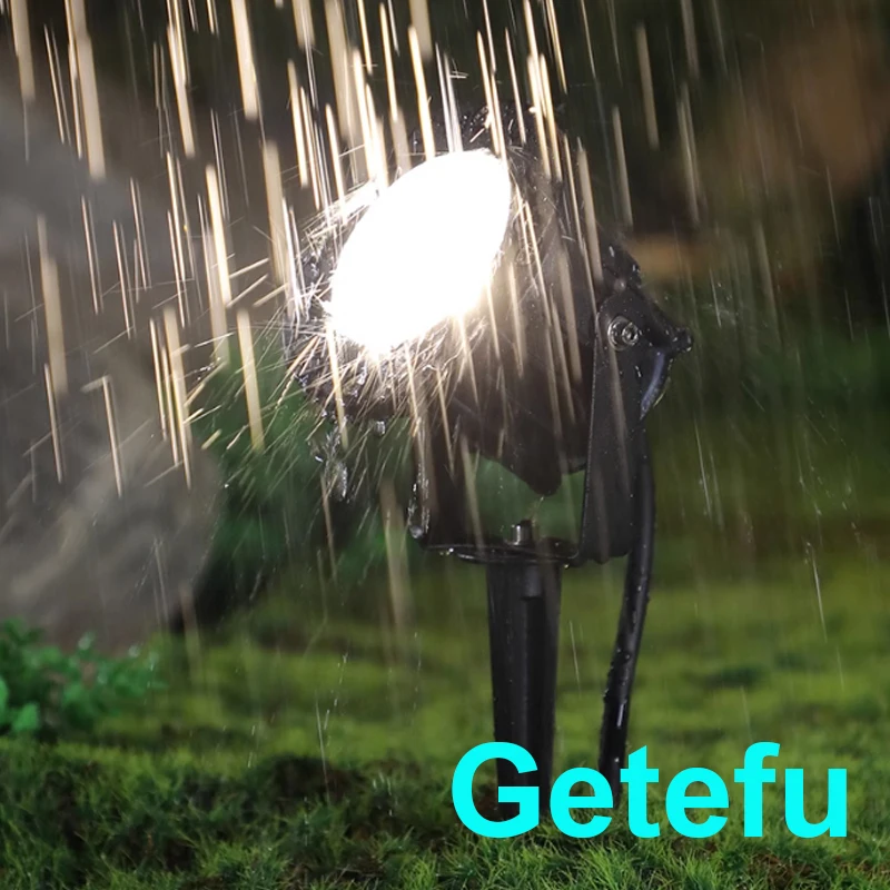 LED COB Outdoor Garden Light LED Lawn Lamp Spike 18W 15W 10W 7W Waterproof Bulb AC220V 110V 12V Landscape IP65 Path Spotlight