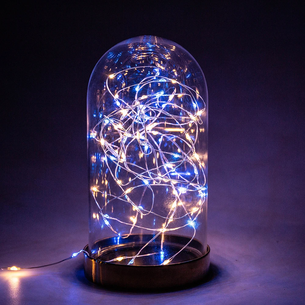 120M 1200LEDs Silver Wire Fairy string Lights Wateproof Plug In for Tree Outdoor Christmas Holiday wedding Garden Decoration