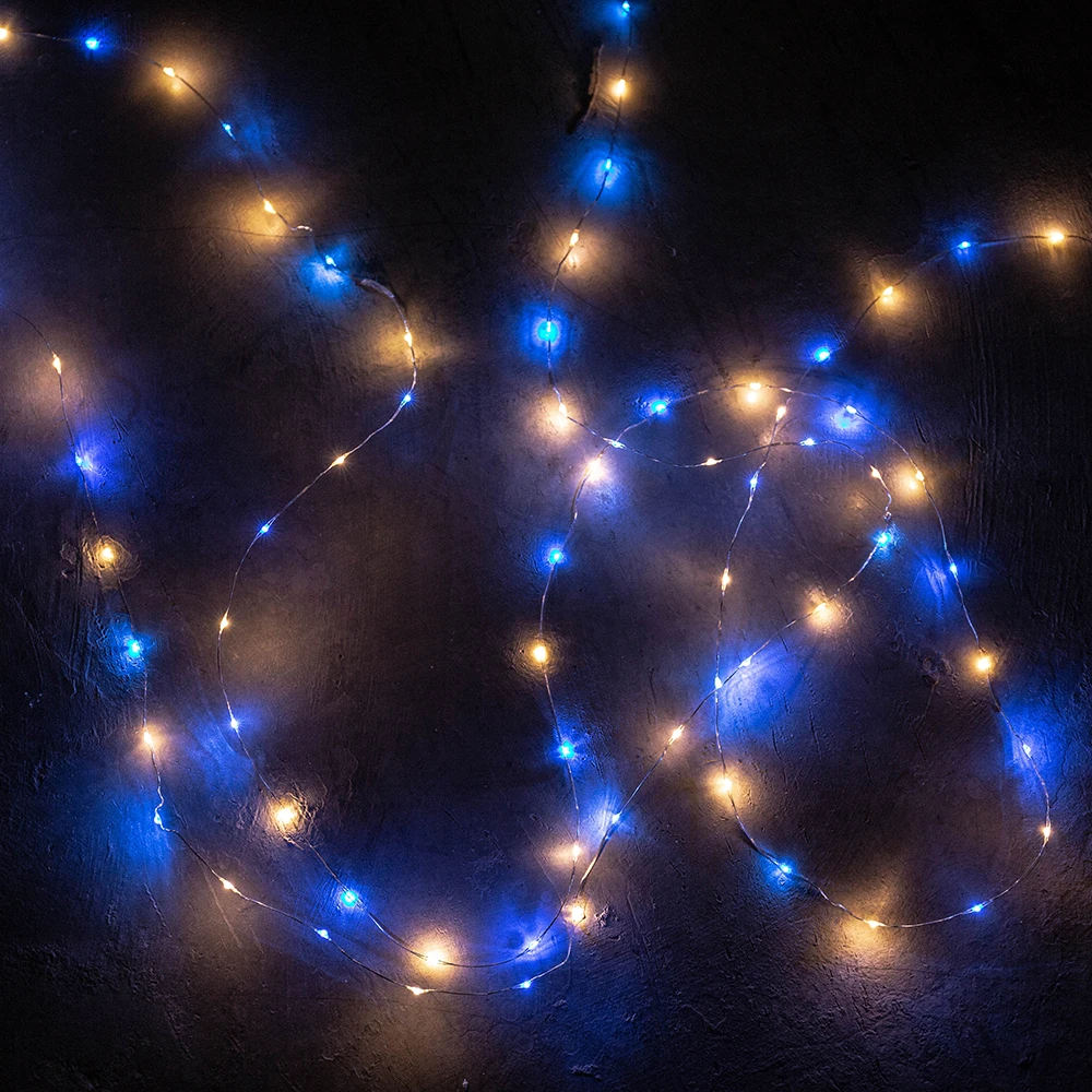 120M 1200LEDs Silver Wire Fairy string Lights Wateproof Plug In for Tree Outdoor Christmas Holiday wedding Garden Decoration