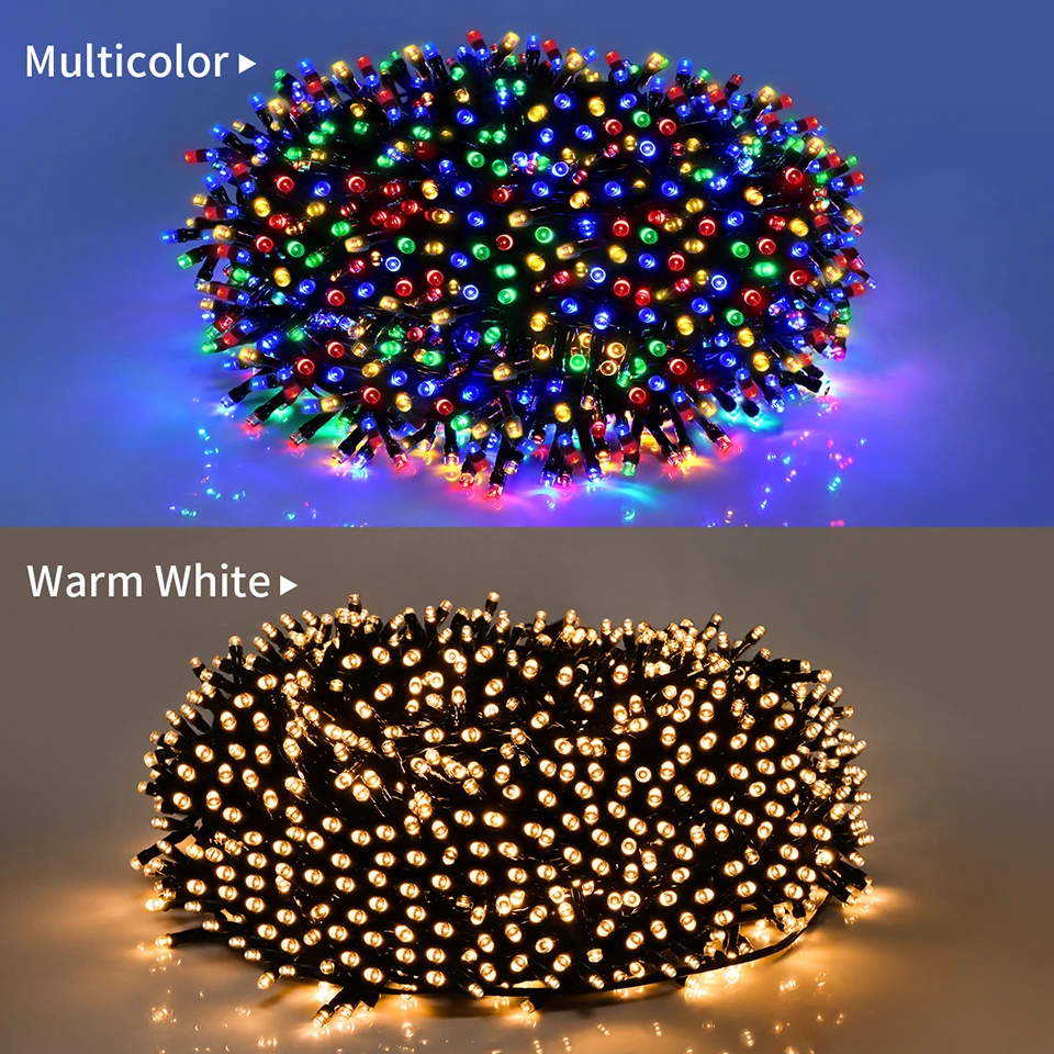 110V 220V Decorative String 50M 100M Led Fairy Lights Holiday Outdoor Lamp Garland For Christmas Tree Wedding Party Decoration