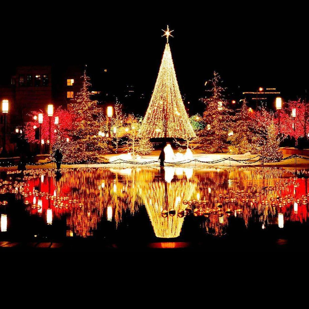 Christmas Lights 5M 10M 20M 30M 50M 100M Led String Fairy Light 8 Modes Christmas Lights For Patio Wedding Party Holiday Lights