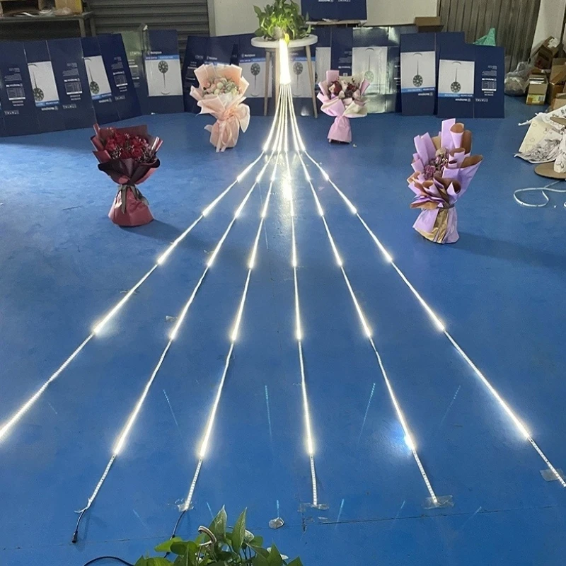 16.5FT 5M 24V Flow LED Strip Track Light Waterproof DC24 SMD2835 For Outdoor Flexible Linear Strip Decorative Backlit Neon Light