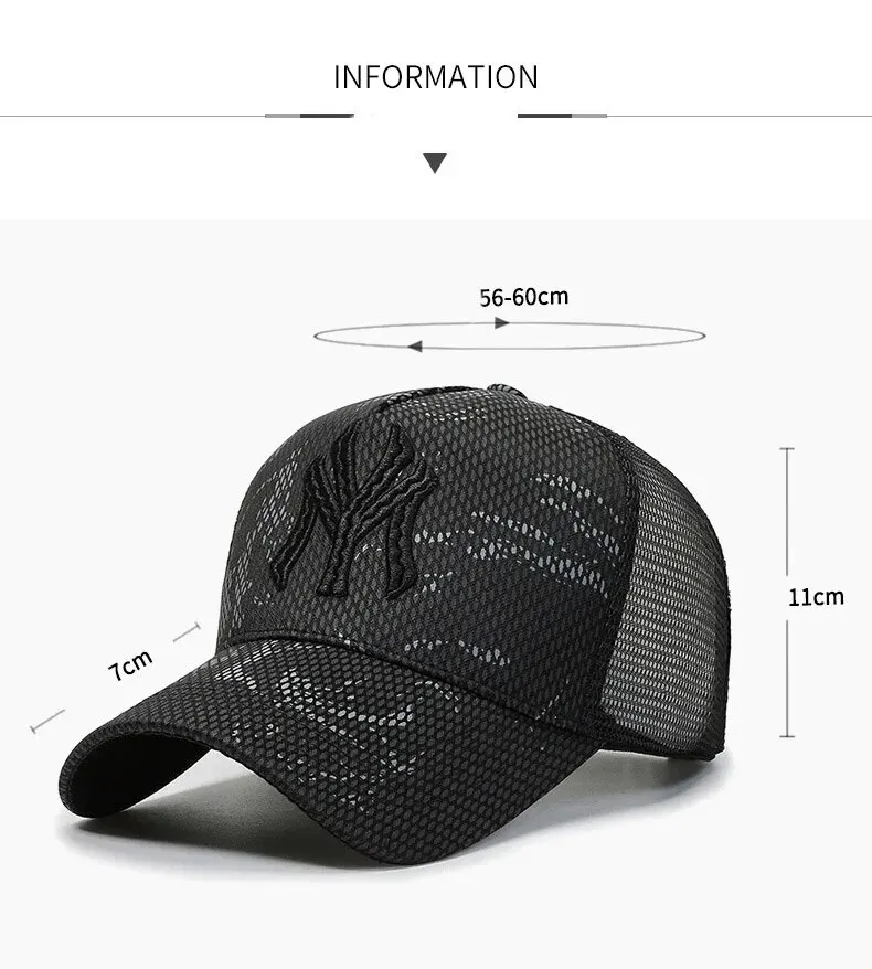 New Baseball Cap for Men Women Summer Outdoor Casual Unisex Adjustable Snapback Hat