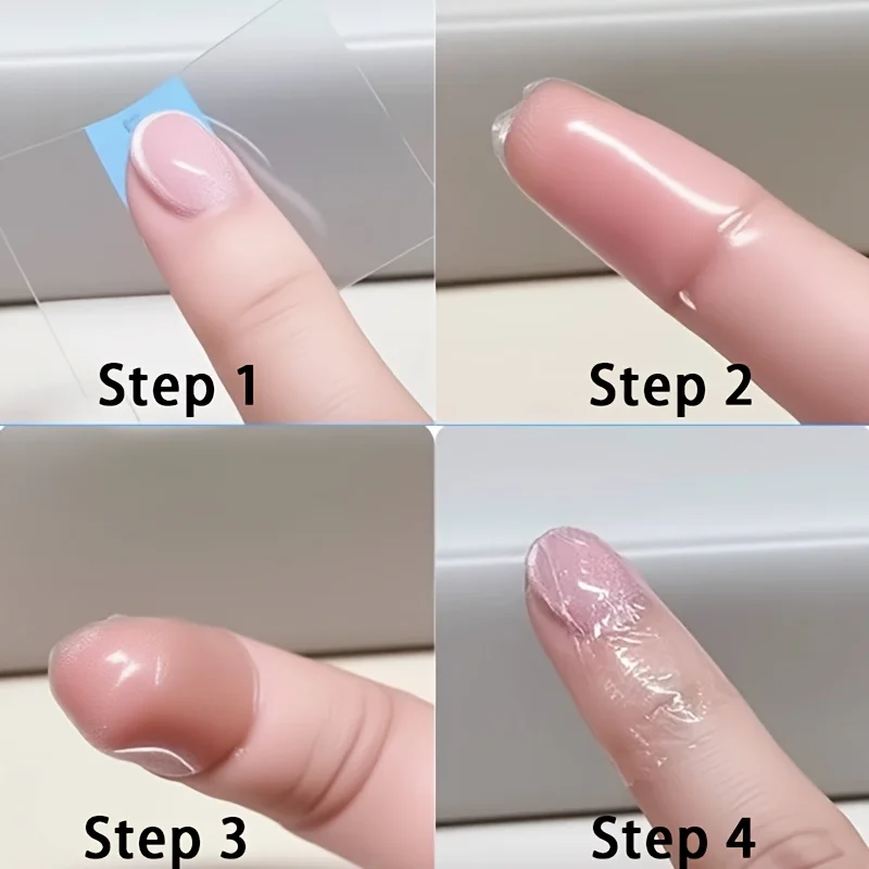 1 Roll Transparent Self-Adhesive Tape, PU Material Bandage Portable Finger Protector, Anti-Friction Sticker for Bathing