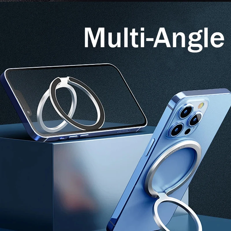 2025New Magnetic Phone Ring Holder for MagSafe Accessories Adjustable Finger Ring Support Bracket For Magnet Case for IPhone