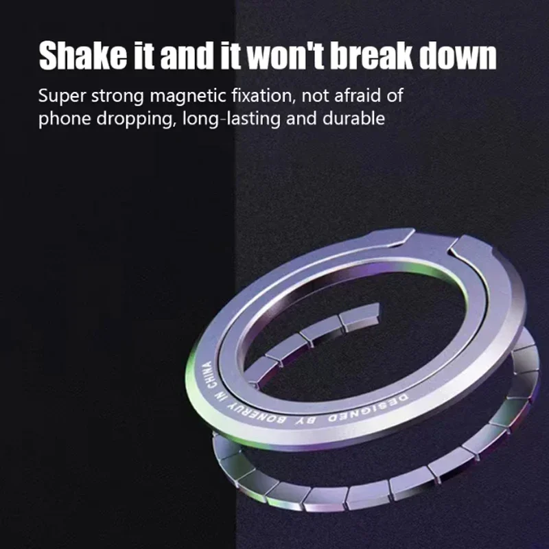 2025New Magnetic Phone Ring Holder for MagSafe Accessories Adjustable Finger Ring Support Bracket For Magnet Case for IPhone